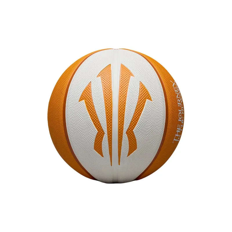Anta Irving Series Rubber Basketball Orange White Size 5 Ball, Size 7 Ball Training Competition Unisex-0