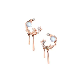 JESCAKOO S925 Silver Earrings Women's