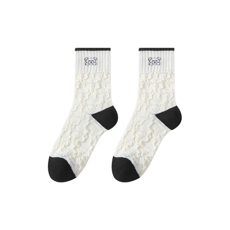 Lan Miao Mid Calf Socks Women's 7 Pack-13