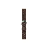 Dark Brown/Diamond Pattern Butterfly Clasp