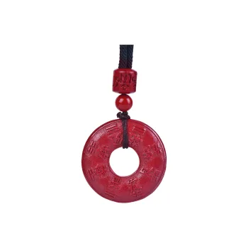 Stone On The Line Cinnabar Pendants Unisex