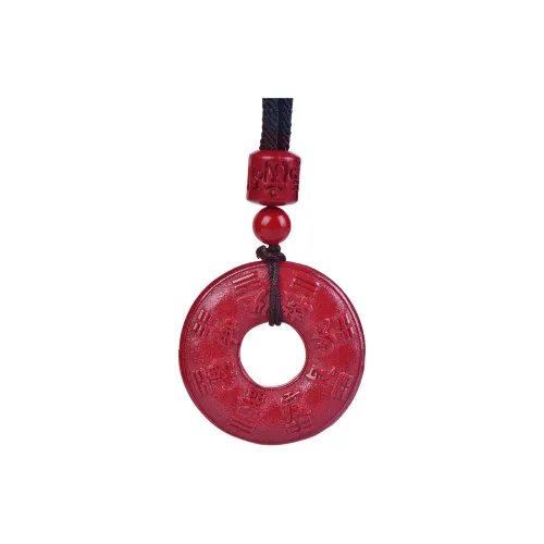 Stone On The Line Cinnabar Pendants Unisex
