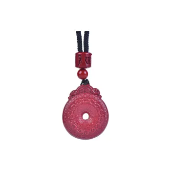 Stone On The Line Cinnabar Pendants Unisex