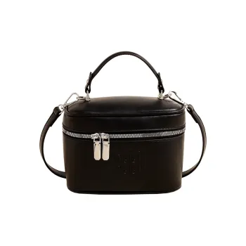 Morellybear PU Crossbody One Shoulder Handbag Regular Women's Black/Yellow Brown/Khaki
