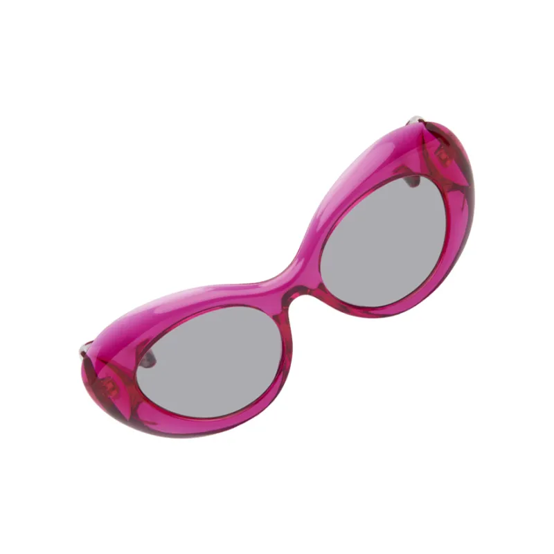 VERSACE Eyewear Medusa Oval frame Sunglasses-2