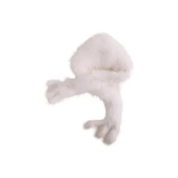 Lagur Fox Fur Hoods & Plush Hats Women's