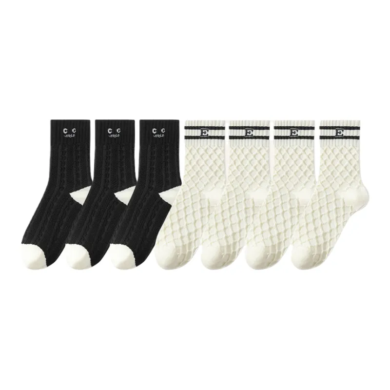Lan Miao Mid Calf Socks Women's 7 Pack-5