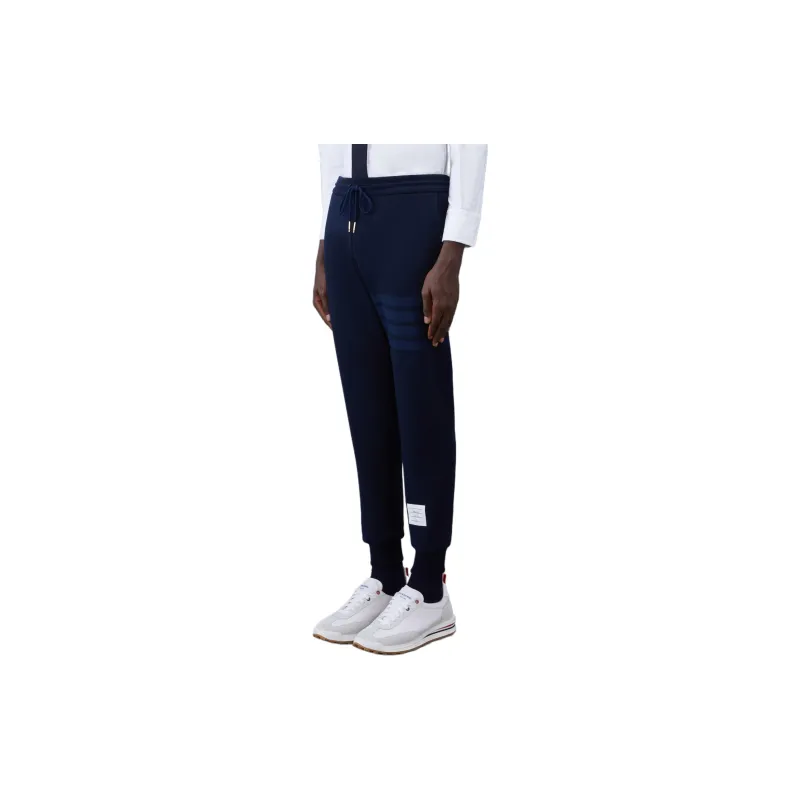 THOM BROWNE 4 Bar Loopback Track Pants-2