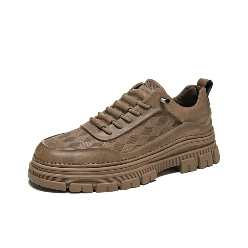 AOKANG Maillard Style Series Printed Luxury Elastic Band Skateboard Shoes Work Boots Men's Exclusive Box-19