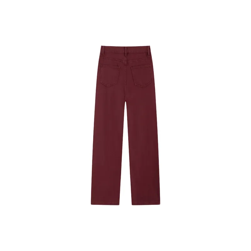 ETSE Jeans Women's Ancora Red Pants-1