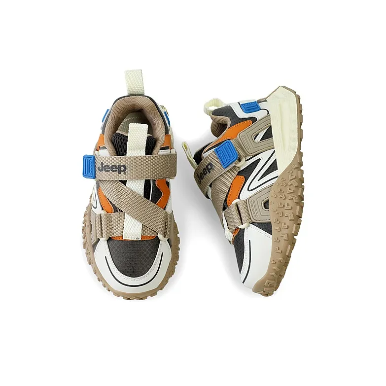 Jeep Wear Resistant Breathable Slip Resistant Anti Kick Low Top Kids Lifestyle Shoes Kids'-2