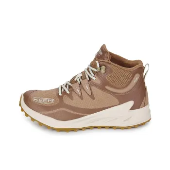 KEEN Zionic Anti Slip Wear Resistant High Top Hiking Shoes Women's Beige Brown