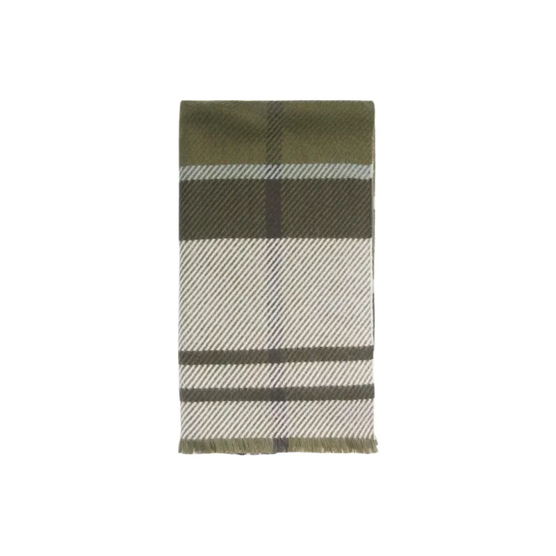 BARBOUR Acrylic Knit Scarves Women's Green-0