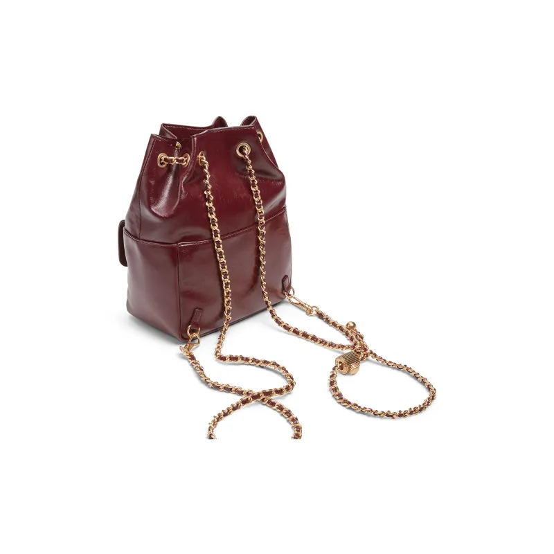 CHARLES&KEITH PU Backpack Medium Size Women's Multicolor-7