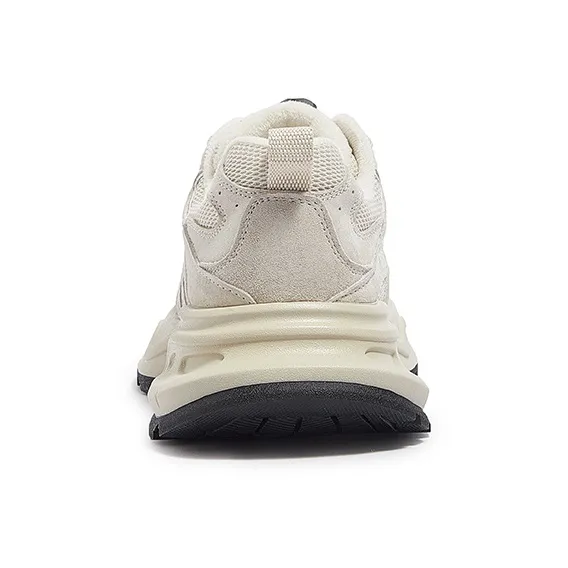 CAMEL Small Silver Fish, Thin Fleece Style Cushioning Height Increasing Thermal Low Top Chunky Sneakers Women's-3