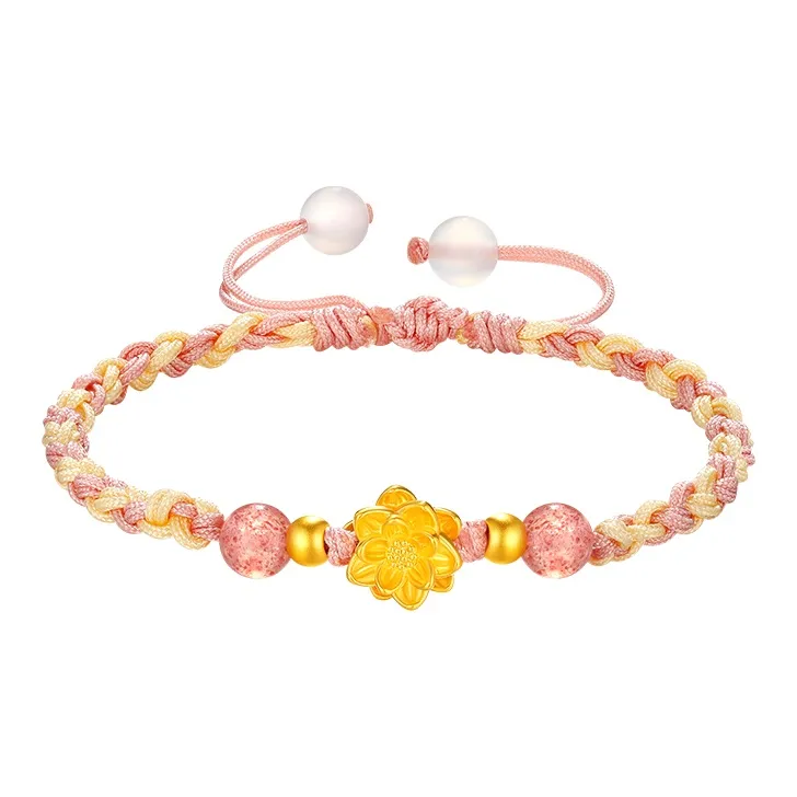 Lao Feng Xiang Gold Bracelet Women's-0
