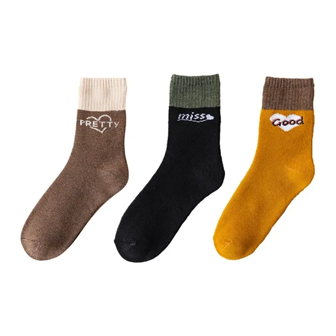 YUZHAOLIN Mid Calf Socks Women's Combo Set-9