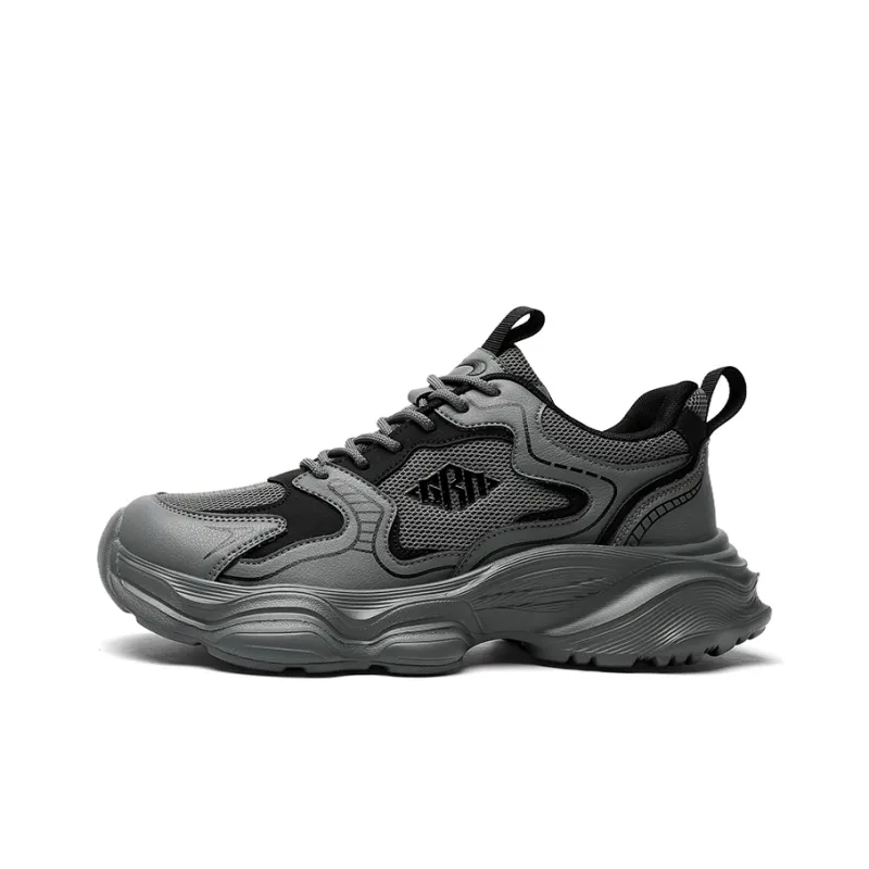 K-bird Wear-Resistant Height Increasing Lightweight Low-Top Chunky Sneakers Men's-6
