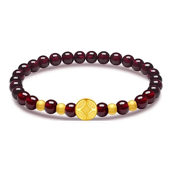 HAPPY BEAN Gold Bracelet Women's-0