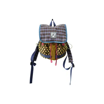 The HOUSE Yimazato Strips Backpack Unisex Ginger Yellow
