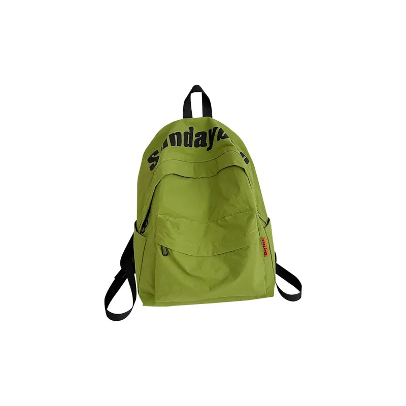 ADOONGA Nylon Backpack Unisex Black-0