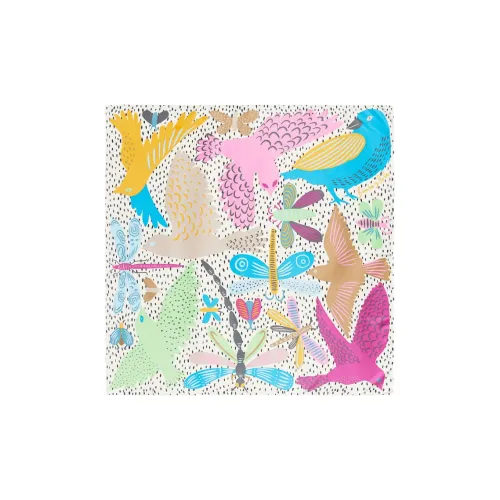 Bimba Y Lola Bugs And Birds Scarf