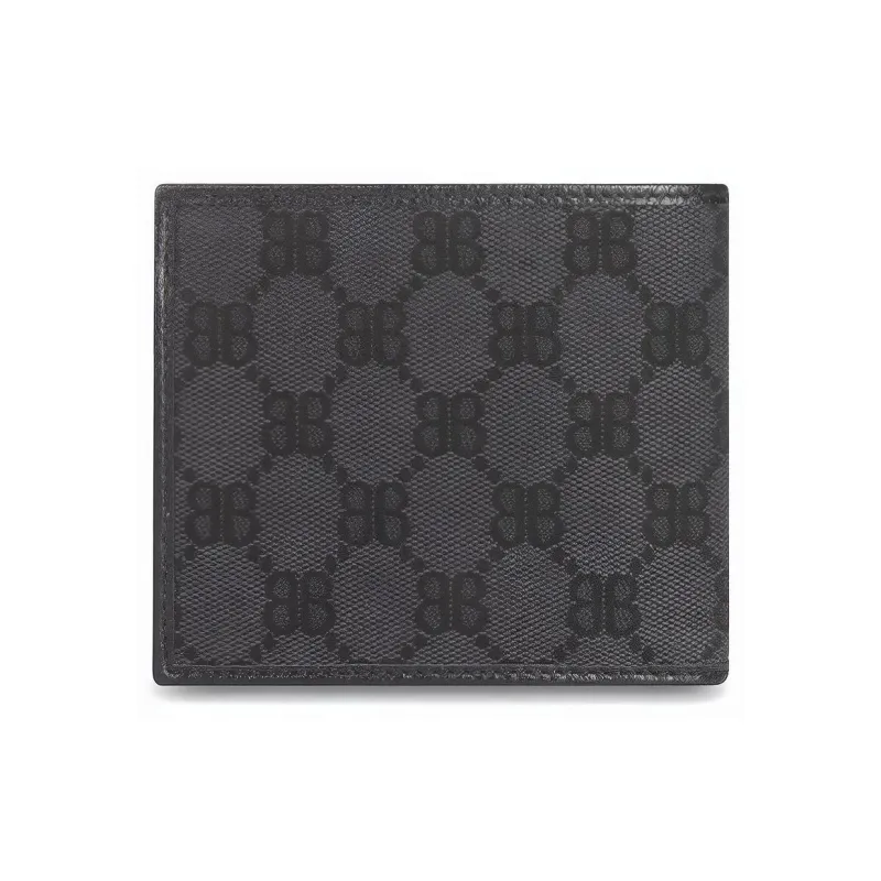 GUCCI X Balenciaga The Hacker Project Bi-Fold Coin Wallet-2
