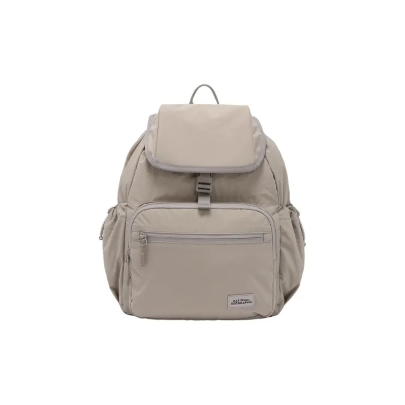 NATIONAL GEOGRAPHIC Recycled Material Backpack Unisex Black/Light Brown-0