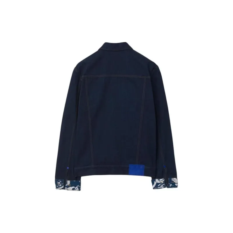 Burberry Logo patch Cotton Denim Jacket-1