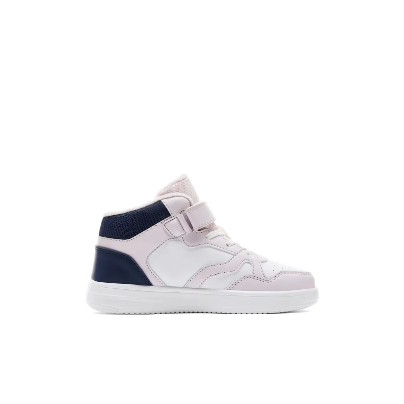 PEAK Slip Resistant Warm Balance Kids' Skateboarding Shoes Light Purple Large White Kids'-1