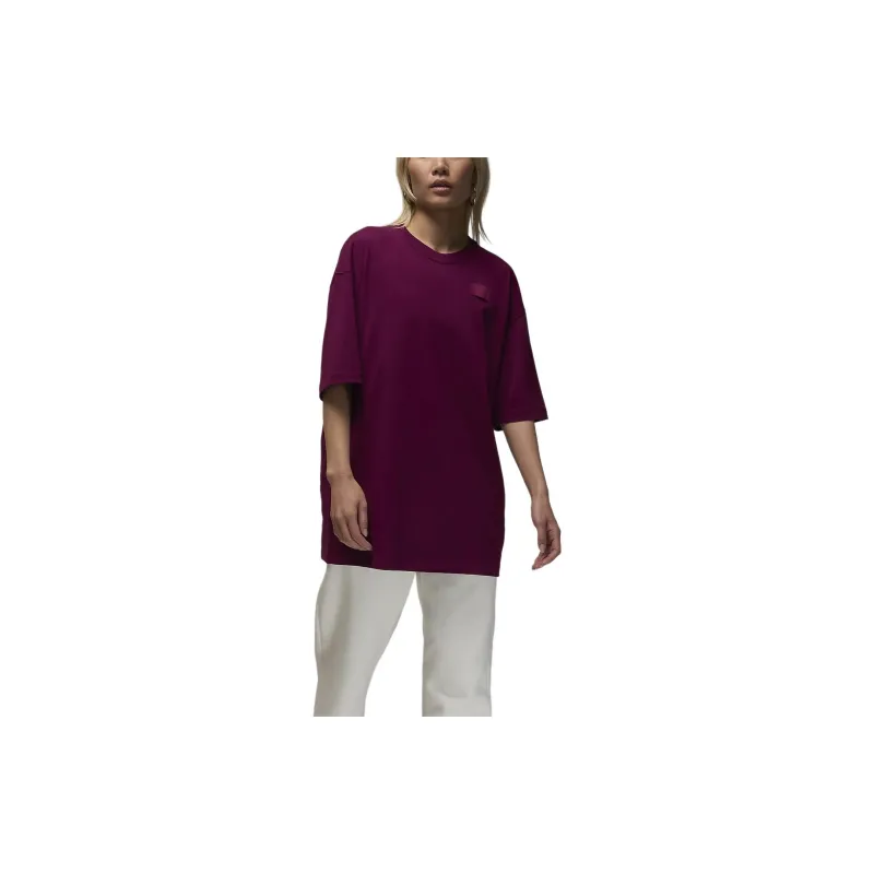 Jordan Essentials T-Shirt Women's Bordeaux Red-2