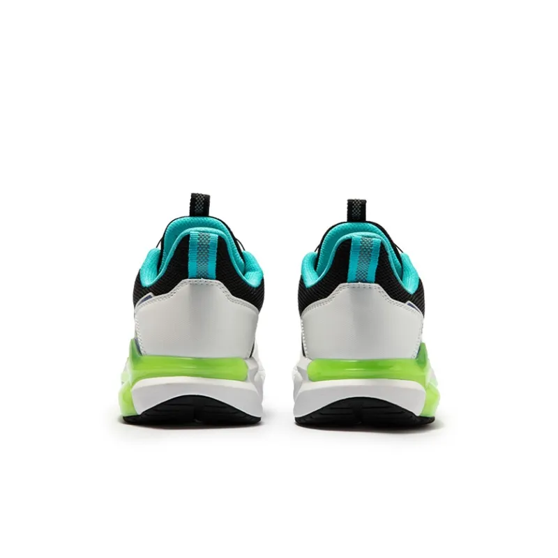 XTEP Anti Slip Wear Resistant Low Top Kids' Running Shoes Black White Lyon Blue Unisex-2