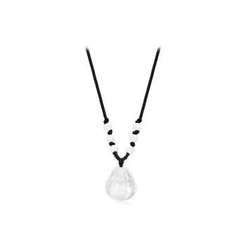 WANLIACC Fabric Maitreya Buddha Necklace Women's