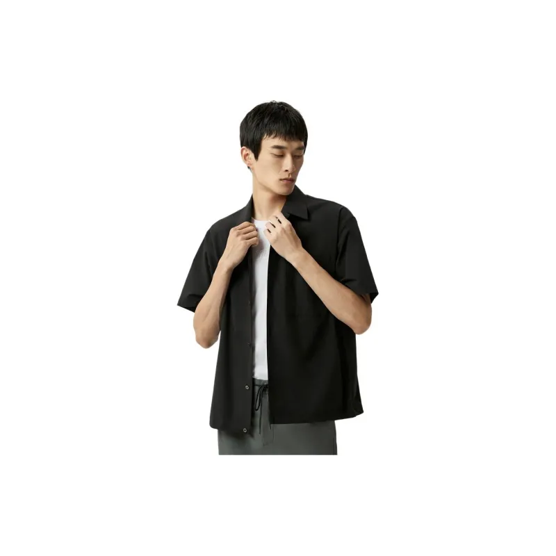 K BOXING Shirts Men Black-1