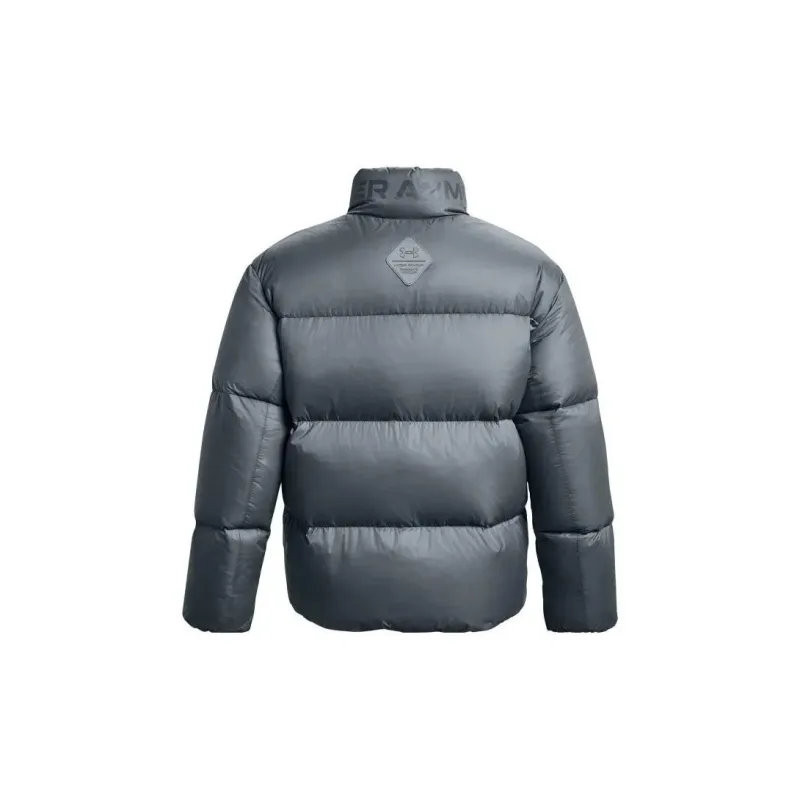 Under Armour ColdGear Infrared Down Jacket Men's Gray Comes With Necklace-2