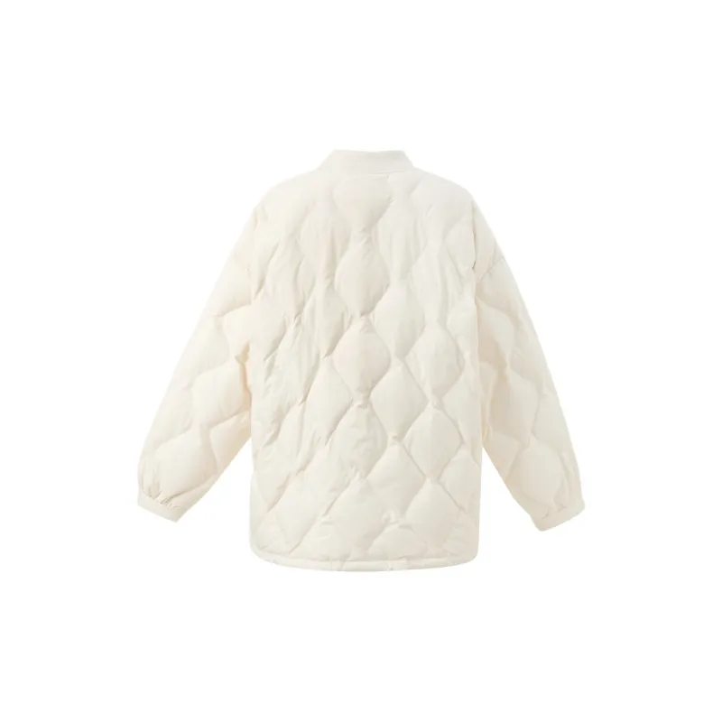 3COLOUR Down Jacket Women's Milk White-1