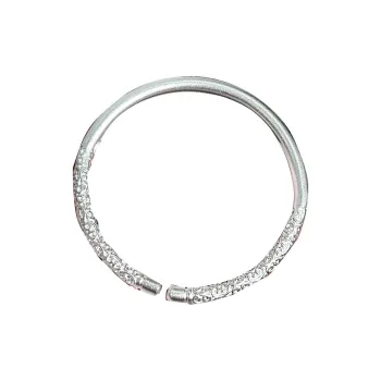 Stone Edge Poly 999 Fine Silver Sterling Silver Bracelets Unisex