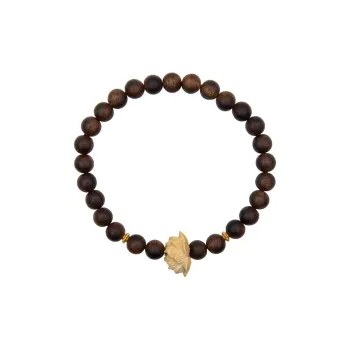 Red All Year Round Sandalwood Wooden Bracelets Unisex