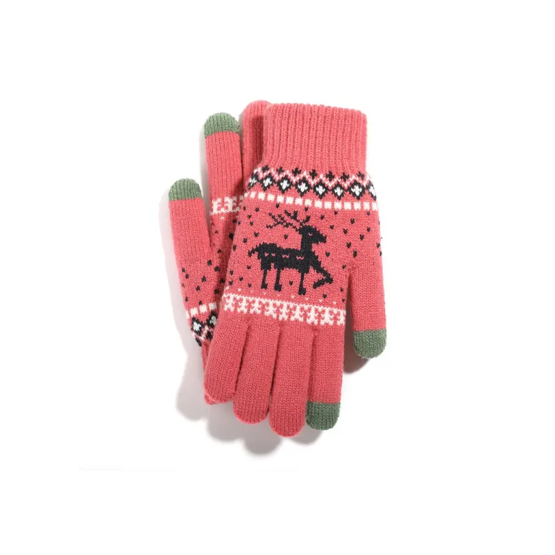 CARDANRO Acrylic Knit Gloves Unisex-3