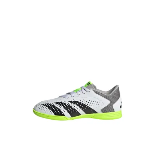 Adidas Predator Accuracy.4 Anti-Slip Wear-Resistant Low-Top Kids' Soccer Shoes White Black Kids'