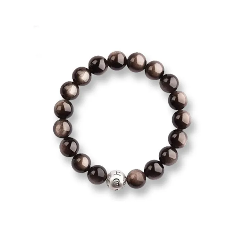Sima Is Ethereal Obsidian Bracelets Unisex-0