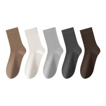 MIIOW Mid Calf Socks Men's 5 Pack