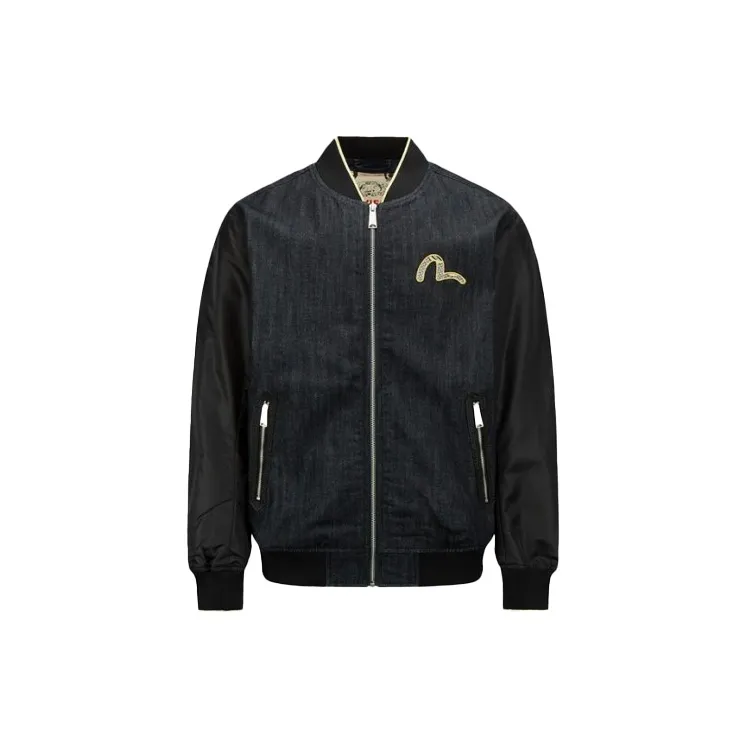EVISU Jackets Men Denim Blue/Black-1