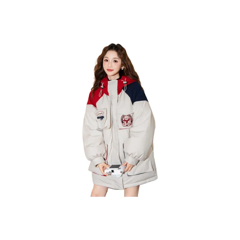 Tonlion Down Jacket Women's Greek White-2
