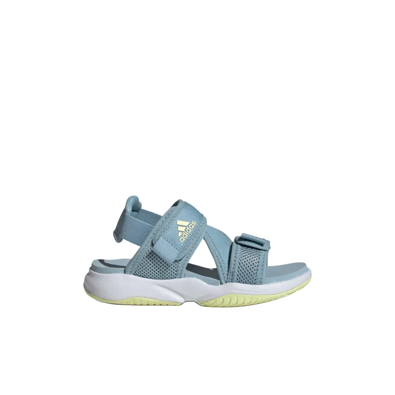 Adidas Anti-Slip Wear-Resistant Low-Top Children's Sandals Gray Blue Kids'-1
