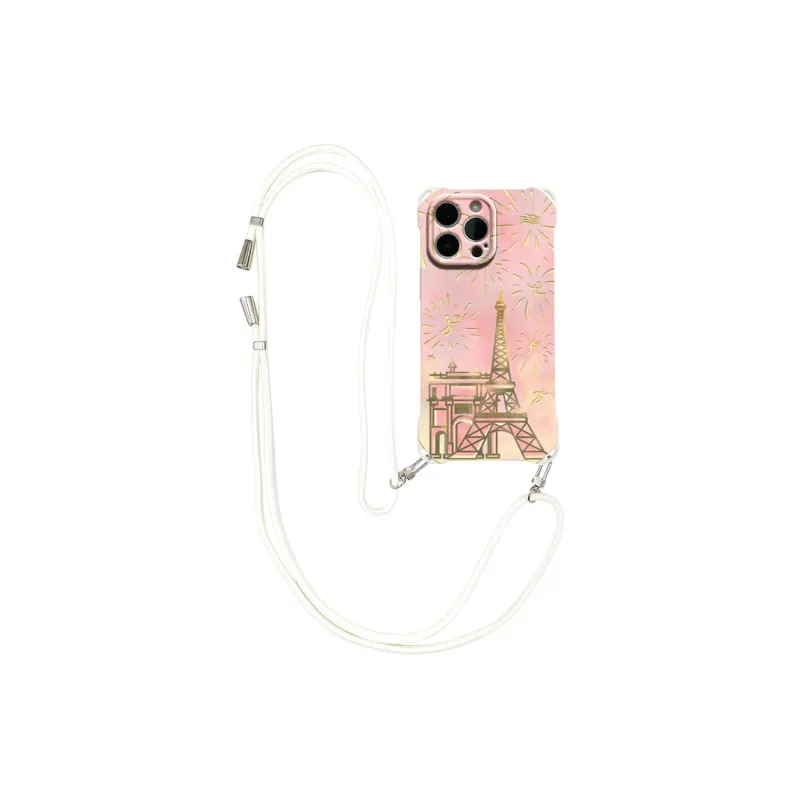 Sen Dog Silicone Material Crossbody Refreshing Phone Cases Compatible With IPhone 16 Pro Max/Pro/Plus/15/14/13-2