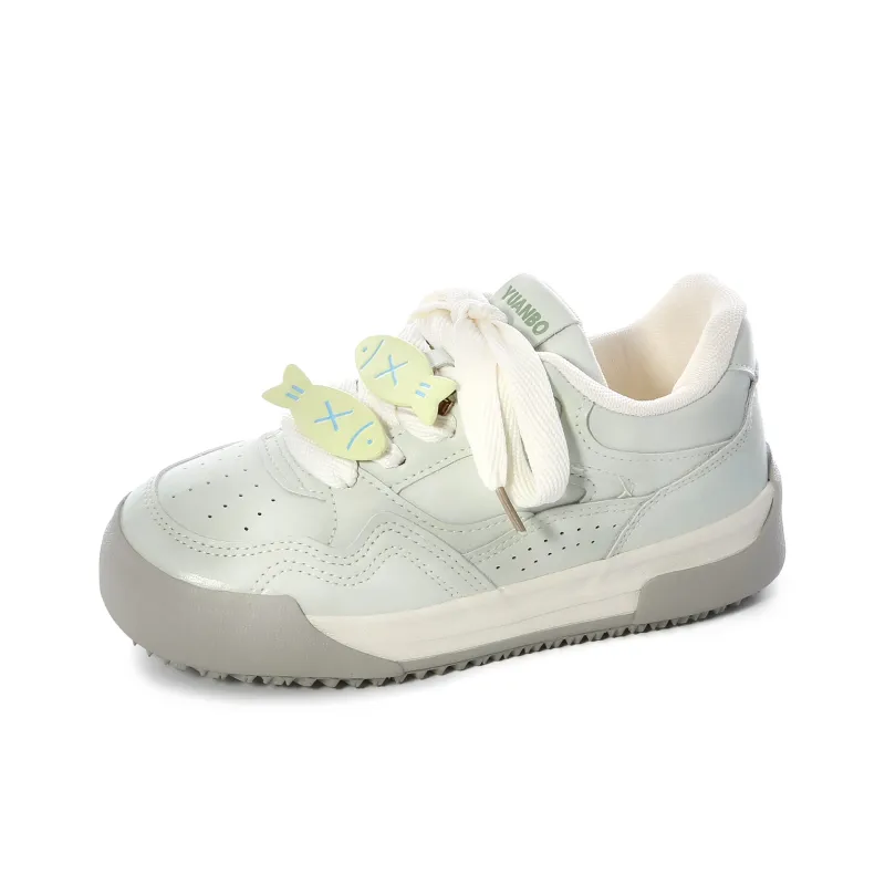 Lovely You Wear resistant And Lightweight Low Top Skateboard Shoes Women's-0