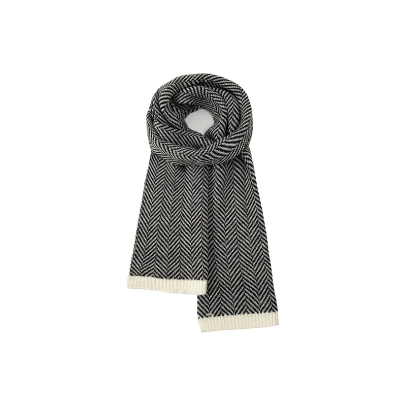 BAIJUAN Knit Scarves Unisex-4