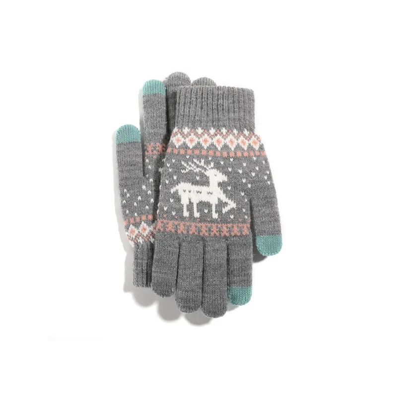 CARDANRO Acrylic Knit Gloves Unisex-2