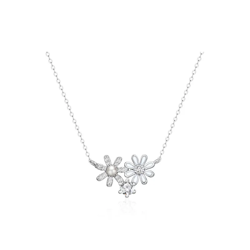 KLFOOK 999 Fine Silver Necklaces Women's-0